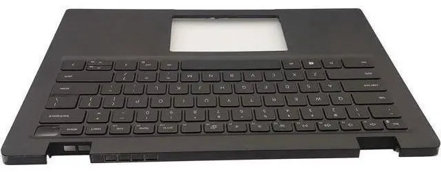 Alt view image 5 of 7 - Replacement Upper Case Palmrest for D-ELL Latitude 3420 E3420 Series Laptop Backlit Keyboard Assembly Top Cover 4PX9K 04PX9K Black
