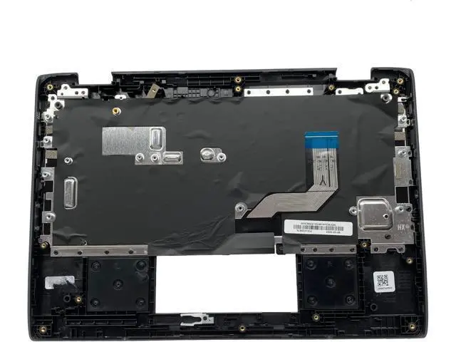 Alt view image 2 of 7 - Replacement Laptop Upper Case Palmrest Non-Backlit Keyboard Assembly Part for Lenovo 300E Chromebook 2nd Gen AST 82CE 5CB0Z21541 Black