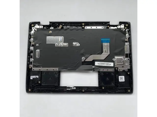 Alt view image 4 of 7 - Replacement Laptop Upper Case Palmrest Non-Backlit Keyboard Assembly Part for Lenovo 300E Chromebook 2nd Gen AST 82CE 5CB0Z21541 Black