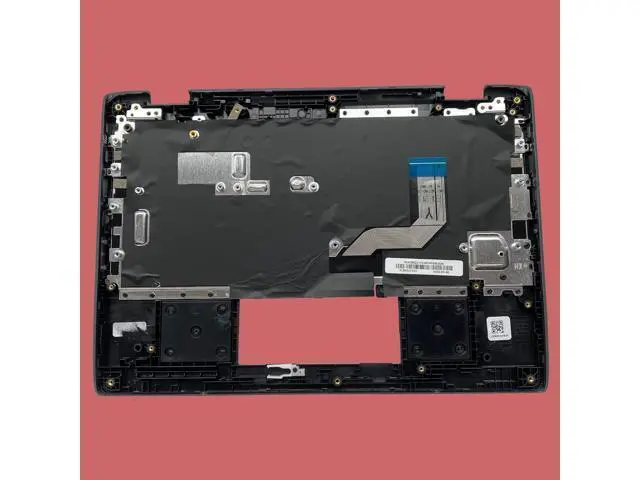 Alt view image 6 of 7 - Replacement Laptop Upper Case Palmrest Non-Backlit Keyboard Assembly Part for Lenovo 300E Chromebook 2nd Gen AST 82CE 5CB0Z21541 Black
