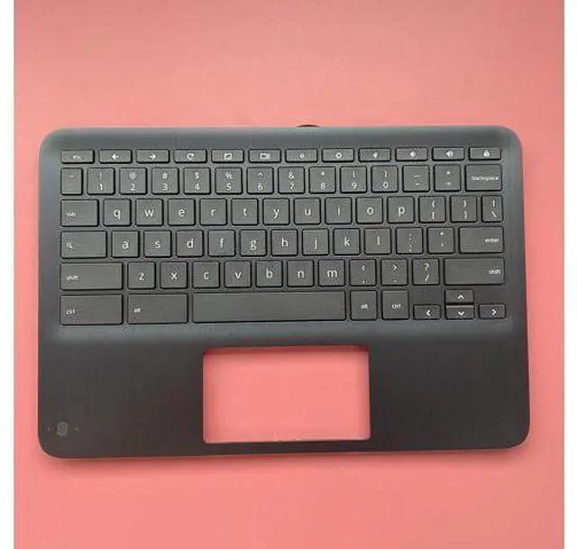 Alt view image 3 of 7 - Replacement for HP Chromebook x360 G3 EE 11 Laptop Upper Case Palmrest Keyboard Assembly Part Non-WFC L92214-001