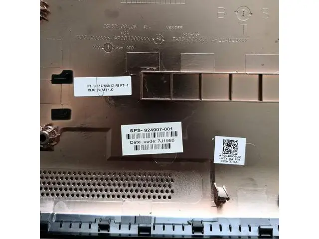 Alt view image 3 of 6 - New Replacemen for HP 15-BS 15-BW 15T-BR Black Lower Bottom Case Cover Enclosure 924907-001