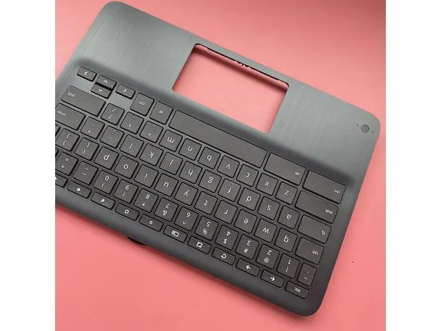 Alt view image 5 of 7 - Replacement for HP Chromebook x360 G3 EE 11 Laptop Upper Case Palmrest Keyboard Assembly Part Non-WFC L92214-001