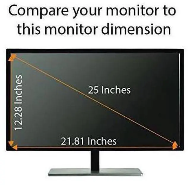 Alt view image 6 of 7 - Anti Blue Light Screen Protector (3 Pack) for 25 Inches (Screen Measured Diagonally) Desktop Monitor. Filter Out Blue Light That Relieve Computer Eye Strain and Help You Sleep Better