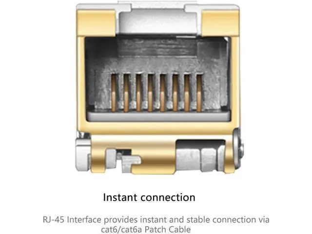 Alt view image 5 of 7 - SFP to RJ45 Copper Module - 1.25G SFP-T, 1000BASE-T Mini-GBIC Gigabit Transceiver for GLC-T/SFP-GE-T, Meraki MA-SFP-1GB-TX, Ubiquiti UF-RJ45-1G, Netgear, Broadcom up to 100m