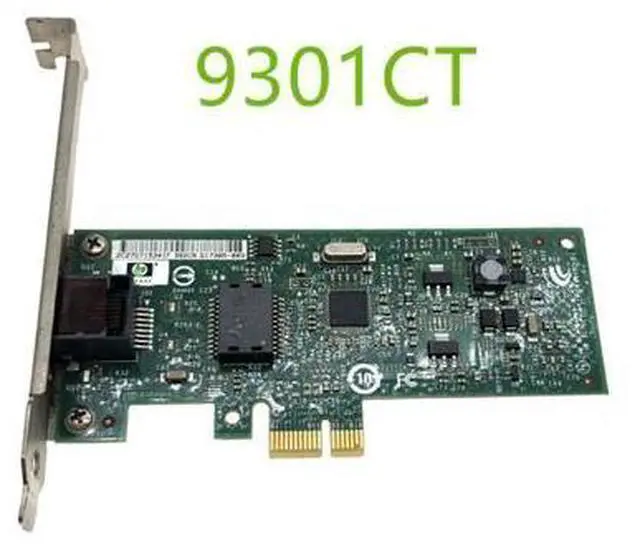 Main image of 9301CT PCI-E X1 10/100/1000M RJ45 Gigabit Ethernet Network Card Server Adapter Nic EXPI9301CT Controller 82574