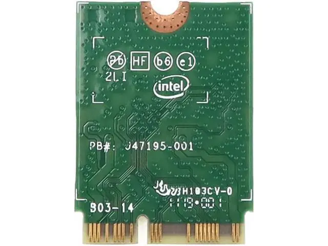 Alt view image 2 of 2 - 9560NGW R Wireless-AC 9560 PCI-Express M.2 2230 802.11ac WLAN Bluetooth 5.1 WiFi Card VHXRR 0VHXRR CN-0VHXRR Compatible Replacement Spare Part for Intel Compatible and Laptop Systems