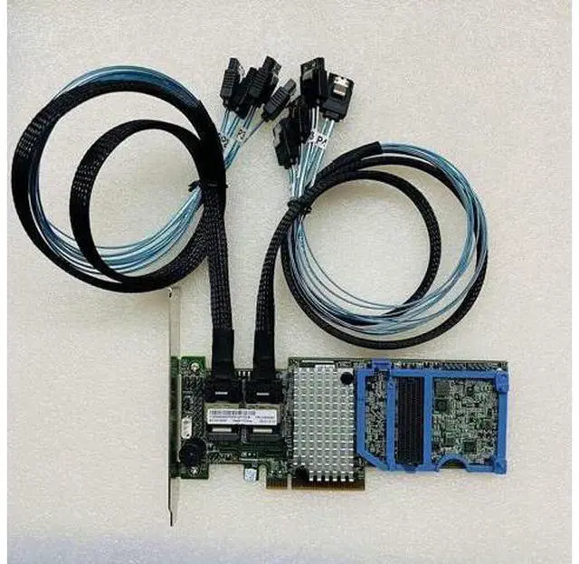 Alt view image 3 of 4 - M5110 6Gbs PCI-E HBA FW: P20(LSI 9207-8i IT) Mode for ZFS FreeNAS unRAID+2*SFF-8087 SAS SATA