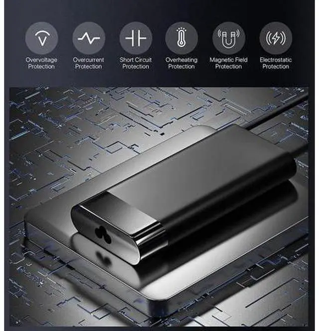 Alt view image 6 of 7 - 150W 7.7A Charger for HP ZBook 15 Studio Create Fury G3 G4 G5 G6 G7 G8, HP OMEN Pavilion Gaming 15 17, HP 150W Slim Smart AC Adapter TPN-CA11 TPN-DA09, HP USB-C Dock G5 Power Supply