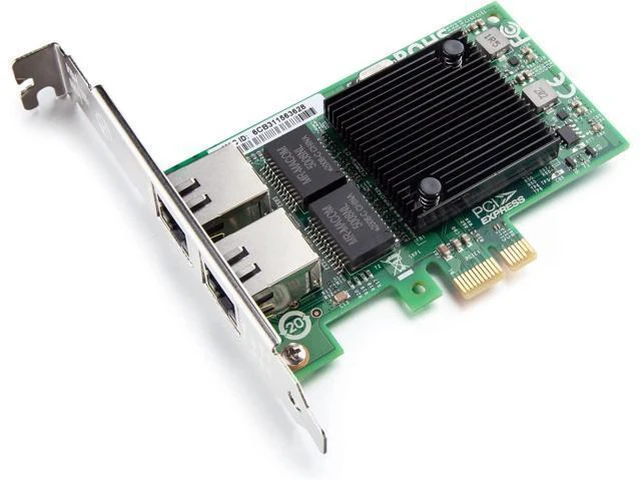 Alt view image 2 of 5 - 1.25G Gigabit Ethernet Server Adapter Network Card, with Intel 82571 Controller, Dual RJ45 Ports, Support Windows/Centos/RHEL/Ubuntu/Debian/Freebsd/VMware