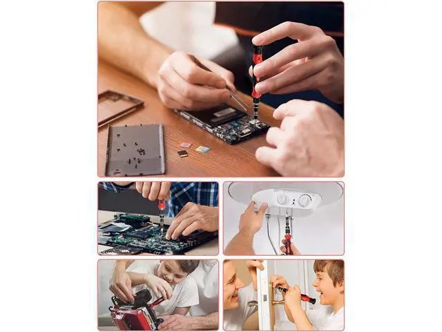 Alt view image 2 of 7 - Precision Screwdriver Set 124-Piece + 2-Piece Suction Cups Bundle, LCD Screen Remover for Computer, iPhone, Laptop, Cell Phone, Macbook, PS4/5, Tablet Electronics Repair