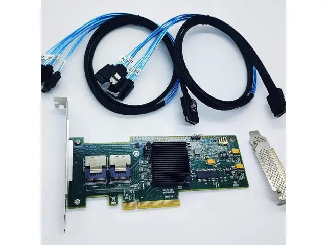 Alt view image 3 of 7 - 9240-8i 6Gbps SAS HBA FW:P20 9211-8i IT Mode ZFS FreeNAS unRAID 2* SFF-8087 SAS SATA Host Bus Adapter Controller Card