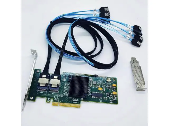 Alt view image 4 of 7 - 9240-8i 6Gbps SAS HBA FW:P20 9211-8i IT Mode ZFS FreeNAS unRAID 2* SFF-8087 SAS SATA Host Bus Adapter Controller Card