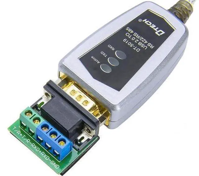 Alt view image 5 of 7 - DTECH USB to RS422 RS485 Serial Port Converter Adapter Cable with FTDI Chip Supports Windows 11 10 8 7 XP Mac -16 feet
