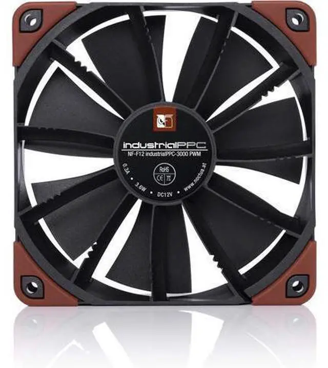 Alt view image 4 of 7 - NF-F12 iPPC 3000 PWM Cooling Case Fan w/Focused Flow and SSO2 Bearing