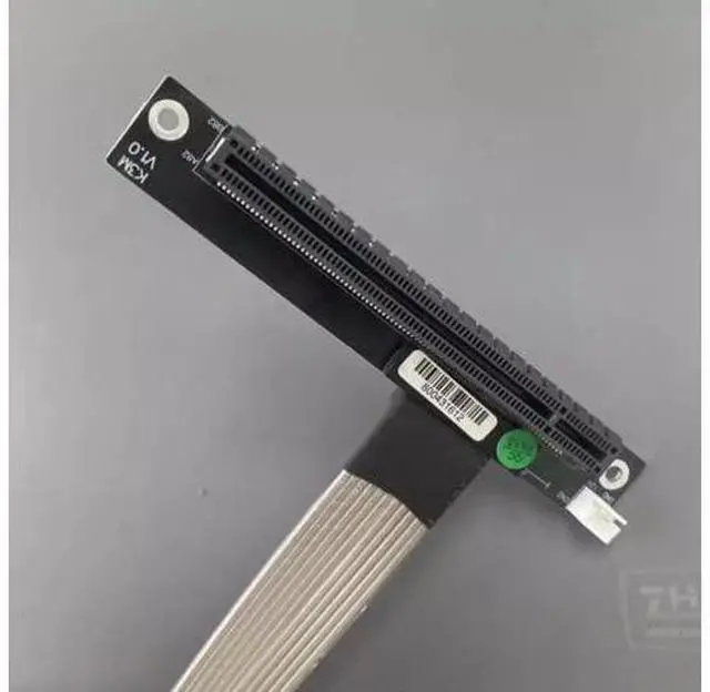 Alt view image 5 of 7 - ADT-Link PCIe 4.0/3.0 x4 M.2 NGFF NVMe Key M Extender Cable to PCIE x16 Graphics Card Riser Adapter 16x PCI-e PCI-Express for M2 2230 2242 2260 2280 (20cm, K43SM 4.0)