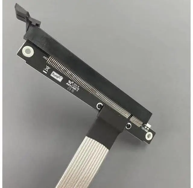 Alt view image 4 of 7 - M.2 NGFF NVMe to PCIE x16 Extension Cable 64G/BPS for STX Motherboard Graphics Card M.2(Ultra SSD, M-Key) NVMe Slot Extension (20cm,K43ST)