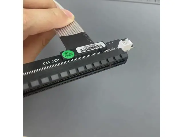 Alt view image 6 of 7 - M.2 NGFF NVMe to PCIE x16 Extension Cable 64G/BPS for STX Motherboard Graphics Card M.2(Ultra SSD, M-Key) NVMe Slot Extension (20cm,K43ST)
