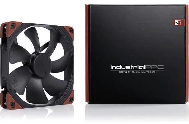 Alt view image 5 of 7 - NF-A14 iPPC-2000, Heavy Duty Cooling Fan, 3-Pin, 2000 RPM (140mm, Black)