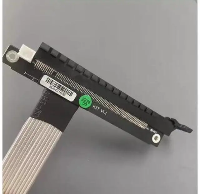 Alt view image 5 of 7 - ADT-Link PCIe 4.0/3.0 x4 M.2 NGFF NVMe Key M Extender Cable to PCIE x16 Graphics Card Riser Adapter 16x PCI-e PCI-Express for M2 2230 2242 2260 2280 (20cm, K43ST 4.0)
