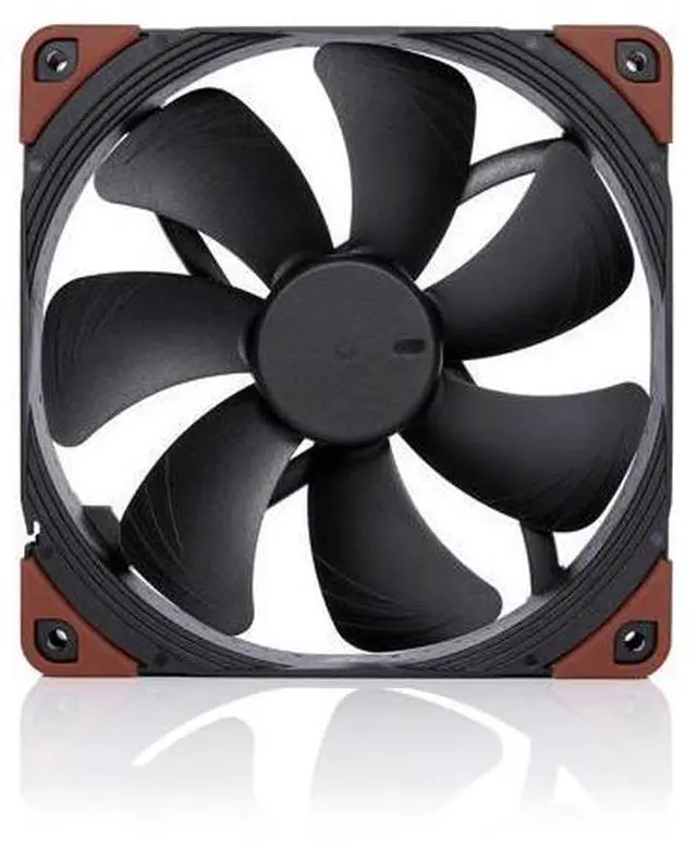 Alt view image 3 of 7 - NF-A14 iPPC-24V-2000 SP IP67 PWM, Heavy Duty Cooling Fan, 4-Pin, 2000 RPM, 24V Version (140mm, Black)