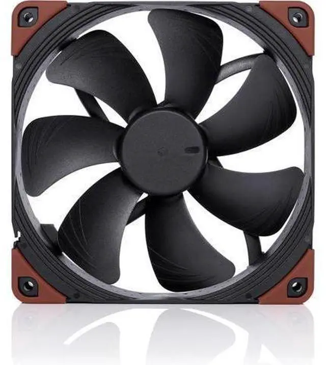 Alt view image 3 of 7 - NF-A14 iPPC-2000, Heavy Duty Cooling Fan, 3-Pin, 2000 RPM (140mm, Black)