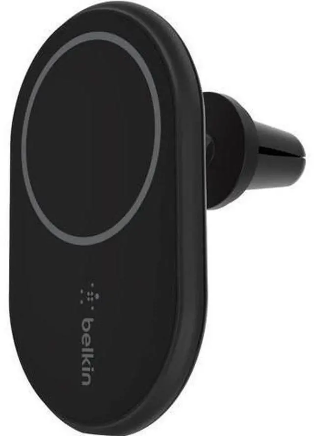 Main image of Belkin Magsafe Compatible Car Phone Magnetic Charging Mount, Air Vent Phone Holder And Charger For Iphone 13, 12, Pro, Pro Max, Mini (Power Supply Included)