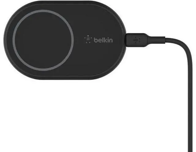 Alt view image 2 of 7 - Belkin Magsafe Compatible Car Phone Magnetic Charging Mount, Air Vent Phone Holder And Charger For Iphone 13, 12, Pro, Pro Max, Mini (Power Supply Included)