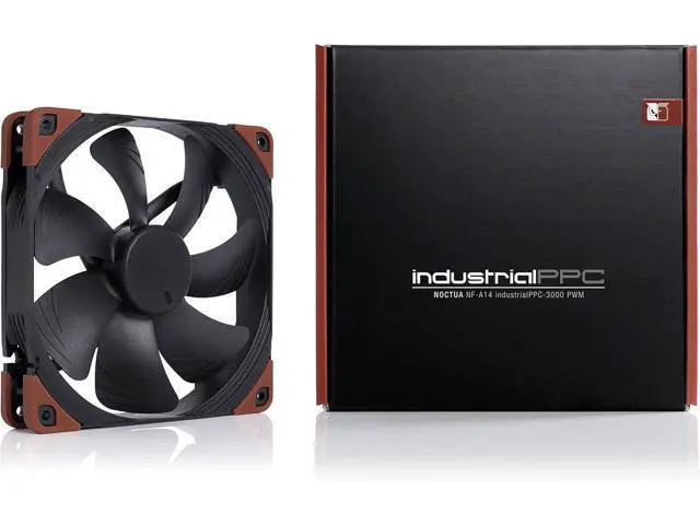 Alt view image 5 of 7 - NF-A14 iPPC-3000 PWM, Heavy Duty Cooling Fan, 4-Pin, 3000 RPM (140mm, Black)