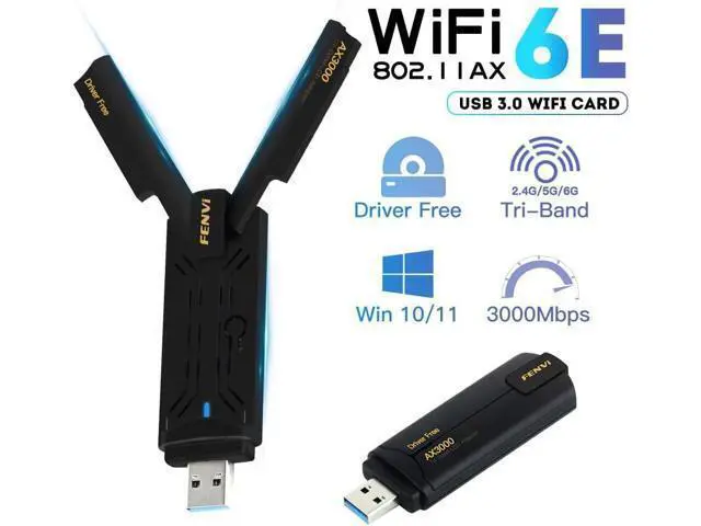 Alt view image 3 of 7 - AXE3000Pro AX210NGW WiFi 6E PCI-E Network Card Tri-Band BT5.2 Wireless Gigabit 802.11ax ac 6GHz 5GHz 2.4GHz MU-MIMO for Desktop PC PCIe WiFi Adapter Windows 10/11 with 1.2m SMA High Gain Antenna