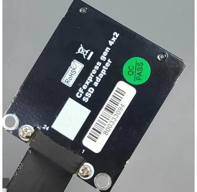 Alt view image 6 of 6 - CFexpress Type B to M.2 NVMe 2280 Key-M SSD PCIe 4.0 Extension Cable CFe Converter Compatible for Canon R5 Nikon Z6Z7 Xbox Storage Card Adapter (15cm,R49GF)