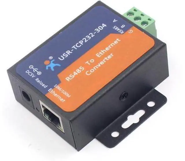 Main image of USR-TCP232-304 Serial RS485 to TCP/IP Ethernet Server Converter Module with Built-in Webpage DHCP/DNS Supported