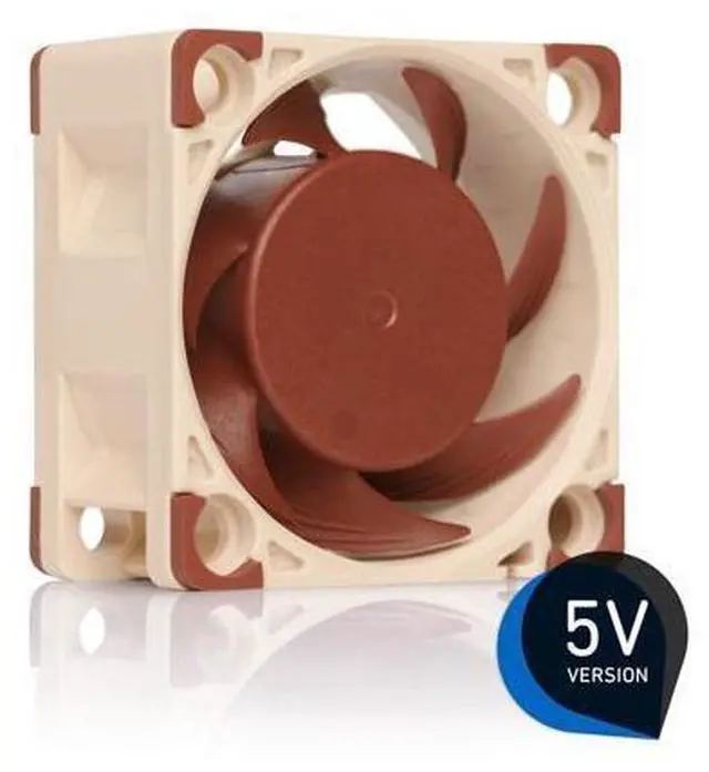 Alt view image 2 of 7 - NF-A4x20 5V, Premium Quiet Fan, 3-Pin, 5V Version (40x20mm, Brown) (Pack of 2)