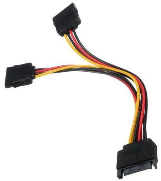 Alt view image 2 of 7 - HKCY SA-052 SATA II Hard Disk Power Male to 2 Female Splitter Y 1 to 2 Extension Cable