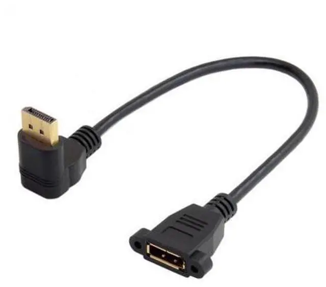 Main image of DisplayPort Display Port Male to Female 90 Degree Down Angled Extension Cable