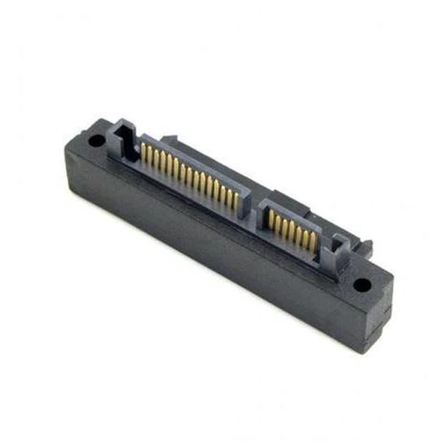 Main image of SM Right Angled 90 Degree SFF-8482 SAS 22 Pin to 7 Pin + 15 Pin SATA Hard Disk Drive Raid Adapter