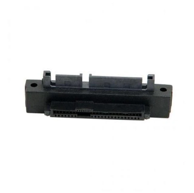 Alt view image 5 of 7 - SM Right Angled 90 Degree SFF-8482 SAS 22 Pin to 7 Pin + 15 Pin SATA Hard Disk Drive Raid Adapter