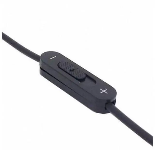 Alt view image 5 of 7 - Black 3.5mm Stereo Male to Double 3.5mm Female Audio Headphone Y Splitter Cable with Volume Switch RC-079