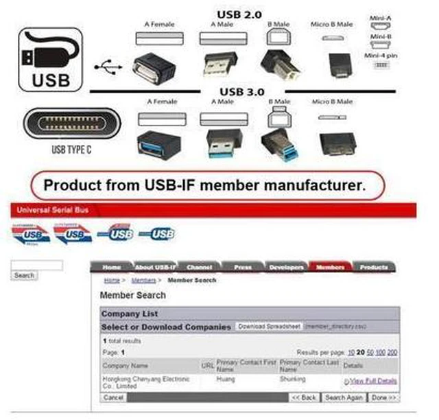 Alt view image 6 of 6 - Type-C USB-C Female DC 5V to Dual USB 2.0 Standard Type-A Female Splitter Extension Charge Cable