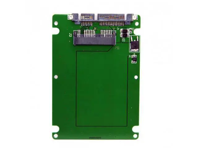 Alt view image 7 of 7 - SM 1.8" Micro SATA 16pin SSD to 2.5" SATA 22pin 7+15 hard disk case Enclosure White 7mm height