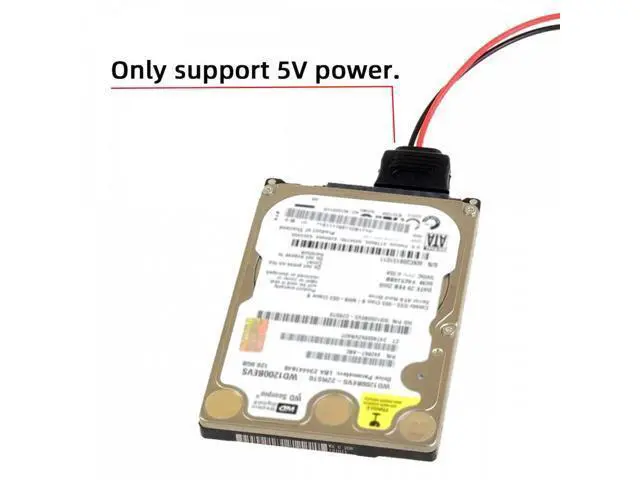 Alt view image 5 of 6 - DC 5V Dual USB to SATA 15Pin Power Cable for 2.5 inch SATA HDD SSD Disk Driver 5V 2A Max