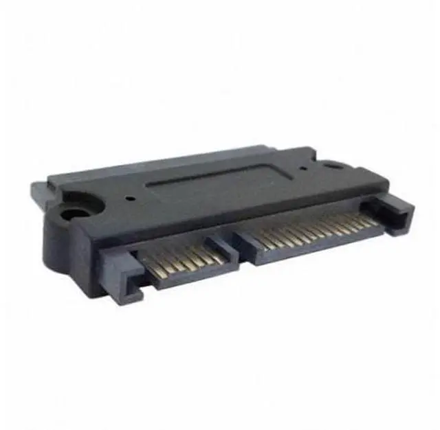 Alt view image 2 of 7 - HKCY SA-029 3.5"2.5inch SATA 22Pin 7+15 Male to SATA 22P 7+15 Female extension convertor adapter with screw holes