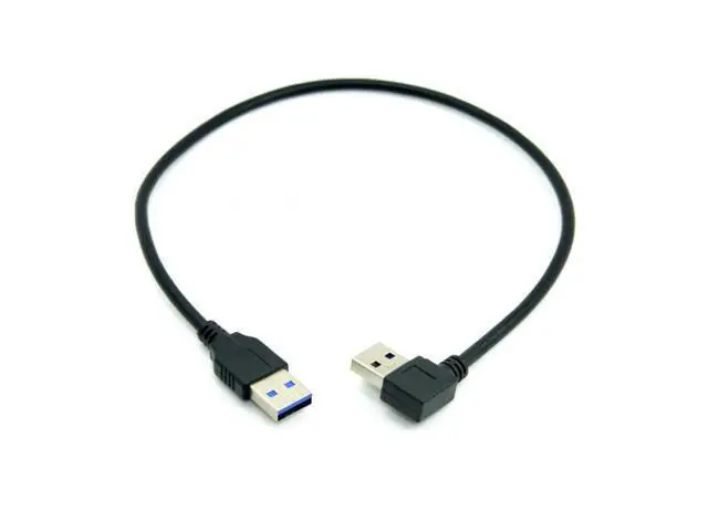 Alt view image 6 of 7 - SM 90 Degree Right Angled USB 3.0 A Type Male to Straight A Type Male Data Cable 40cm