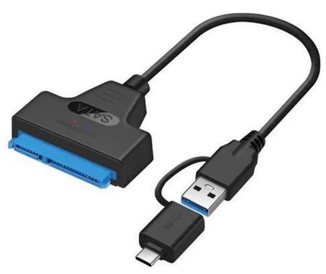 Alt view image 3 of 7 - SM Type C & USB 3.0 Male to SATA 22 Pin 2.5" Hard disk driver SSD Adapter Cable for Macbook & Laptop