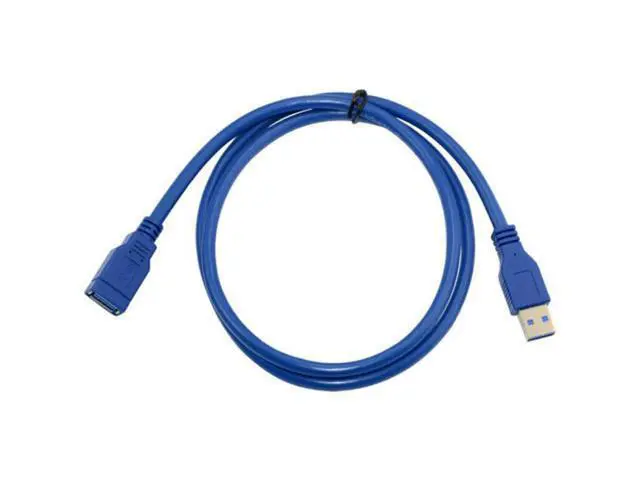 Alt view image 2 of 7 - SM USB 3.0 Type-A Male to Female Extension 1.0M Cable Blue 100cm