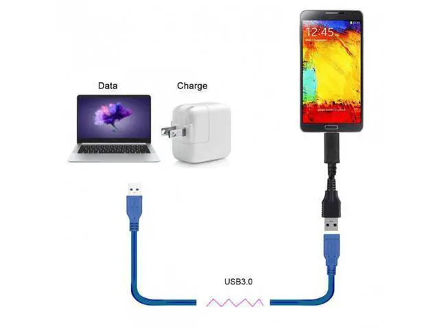 Alt view image 5 of 7 - SM USB 3.0 Type-A Male to Female Extension 1.0M Cable Blue 100cm