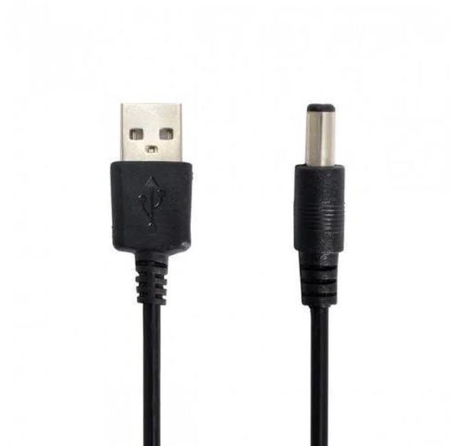 Alt view image 3 of 7 - SM USB 2.0 A Type Male TO 5.5x2.1mm DC Power Plug Barrel Connector 5v Cable 100cm