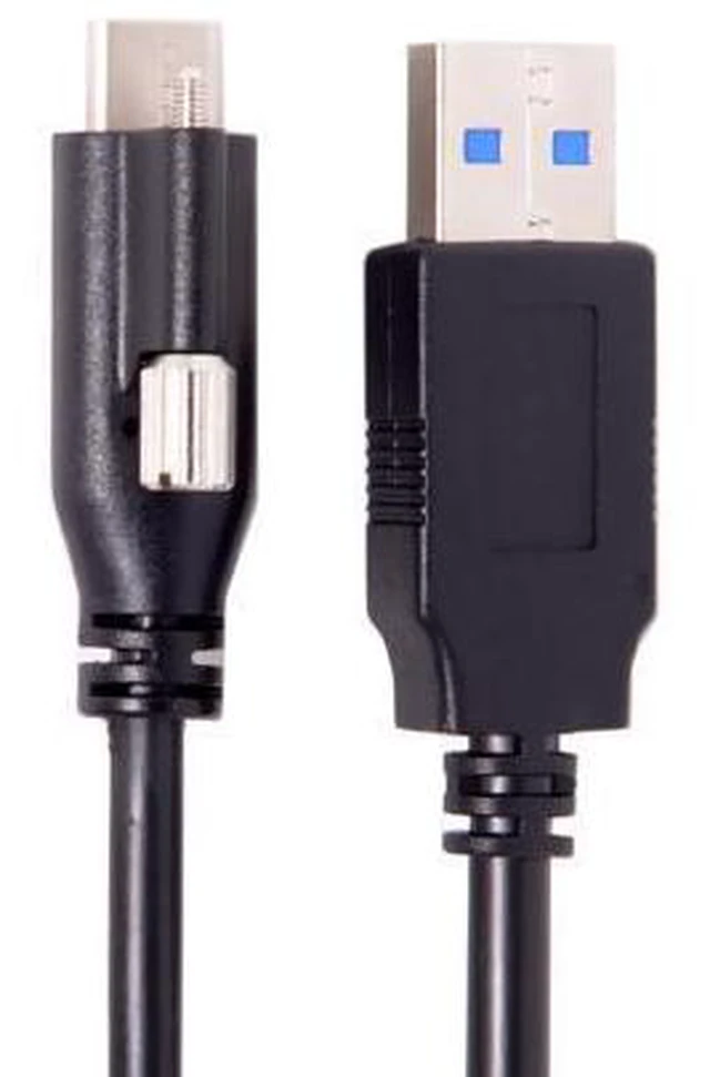 Main image of USB 3.1 Type-C Locking Connector to Standard USB3.0 Data Cable 1.2m With Panel Mount Screw UC-045-1.2M