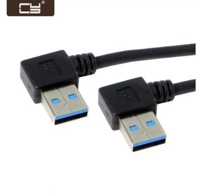 Main image of USB 3.0 Type-A 90 Degree Right Angled to Right Angled Data Cable for Hard Disk Computer U3-291-RI