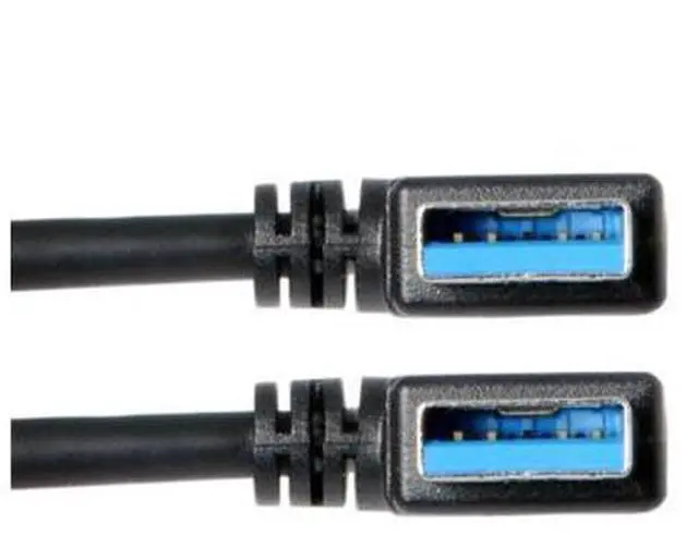 Alt view image 2 of 5 - USB 3.0 Type-A 90 Degree Right Angled to Right Angled Data Cable for Hard Disk Computer U3-291-RI